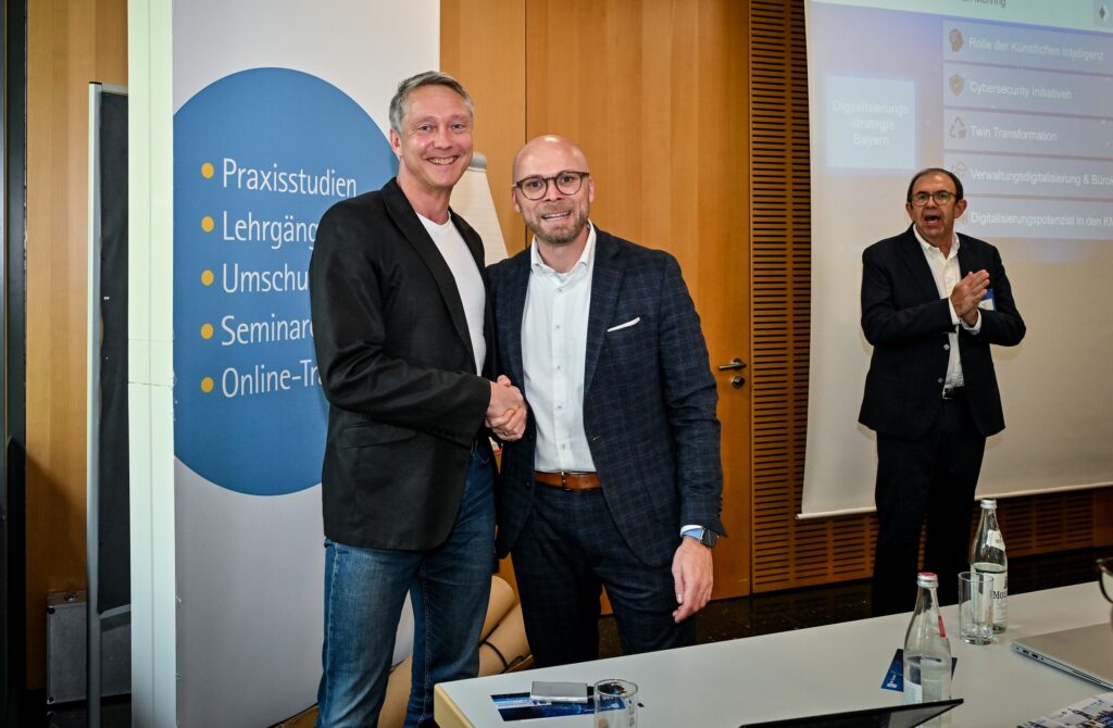 Holger Holland and Dr. Fabian Mehring, Bavarian State Minister for Digital Affairs
