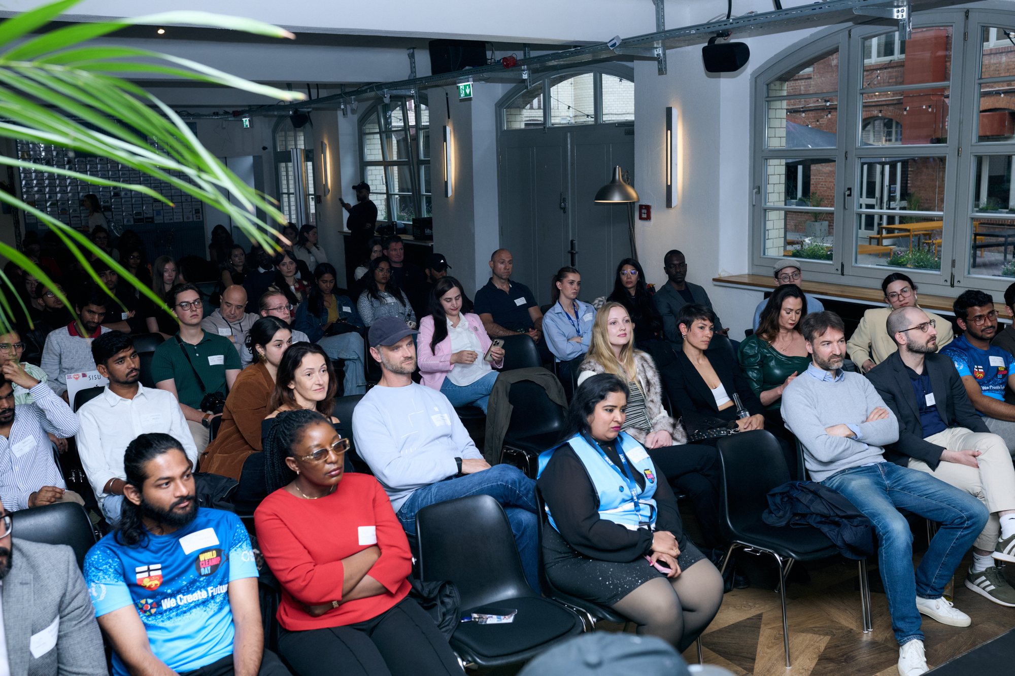 Audience at We Create Future Stage #2, Venture Café Berlin