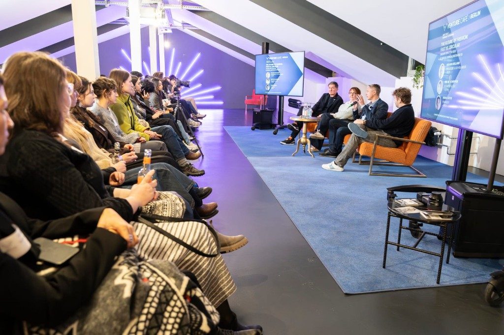 Panel of the We Create Future Stage at Venture Café Berlin